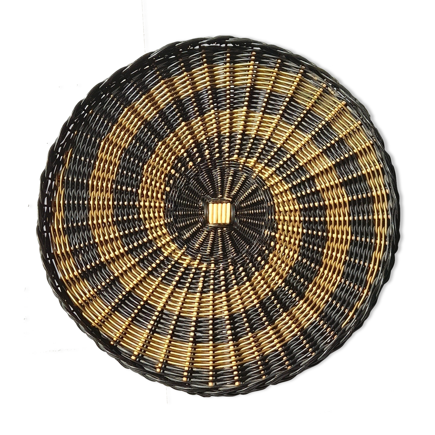 Braid wicker top, spiral