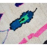 Colorful Berber carpet 207 x 128cm