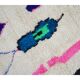 Colorful Berber carpet 207 x 128cm