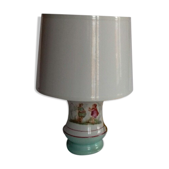 Old porcelain bedside lamp