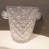 Fan-sized crystal champagne bucket