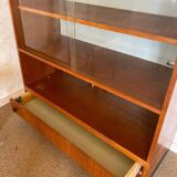 Glass library in Scandinavian style