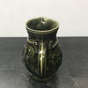 Former pitcher sarreguemines green ceramics 70s vintage