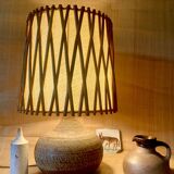 Pied de lampe grès , J.Pouchain Dieulefit