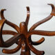 Vintage parrot coat rack