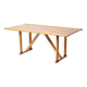 Postmodern foldable bamboo table, Italy, 1980s