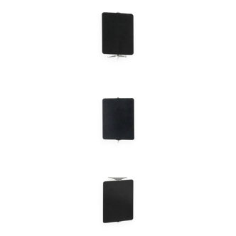 Three French Mid Century Wall Lamps by Charlotte Perriand, 1960s