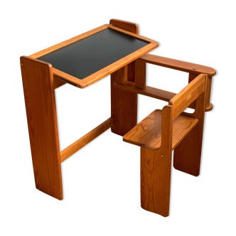 Bureau pliant en pin
