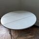 Table Formica ronde vintage