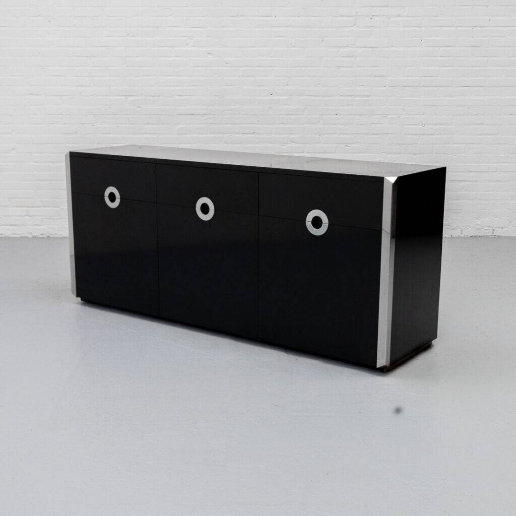 Italian Alveo Sideboard by Willy Rizzo 1970s