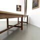 XXL farmhouse table in solid oak 350 cm - Reconstruction Style - 1950s