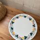 Assiette de service en porcelaine