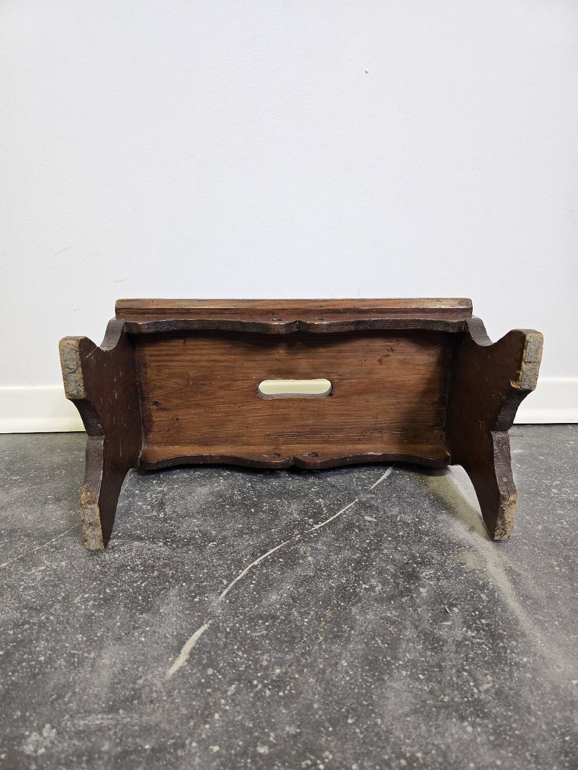 50s Handmade Wooden Footstool