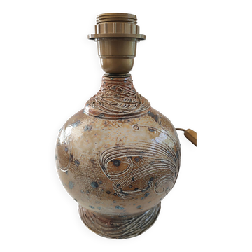 Lampe en grès La Borne