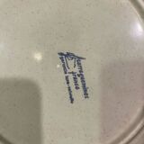 Set of 6 sarreguemine plates