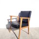 Vintage 60s faux leather armchair