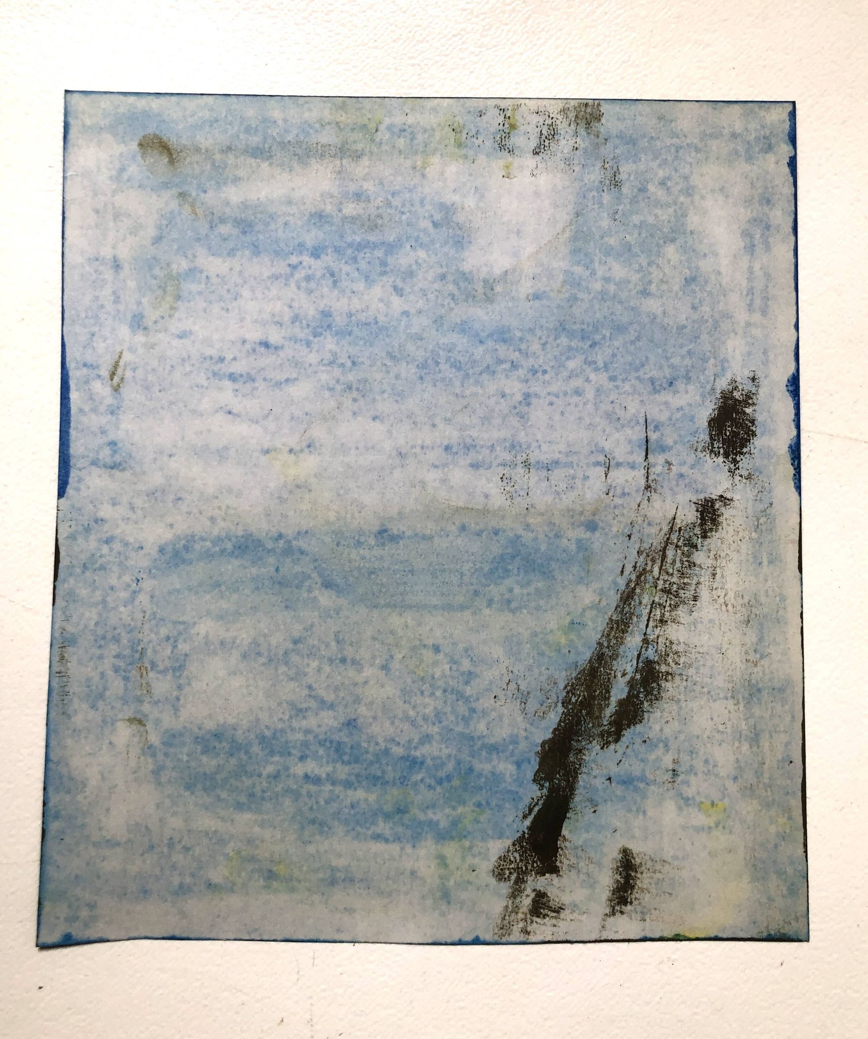 Oil on paper