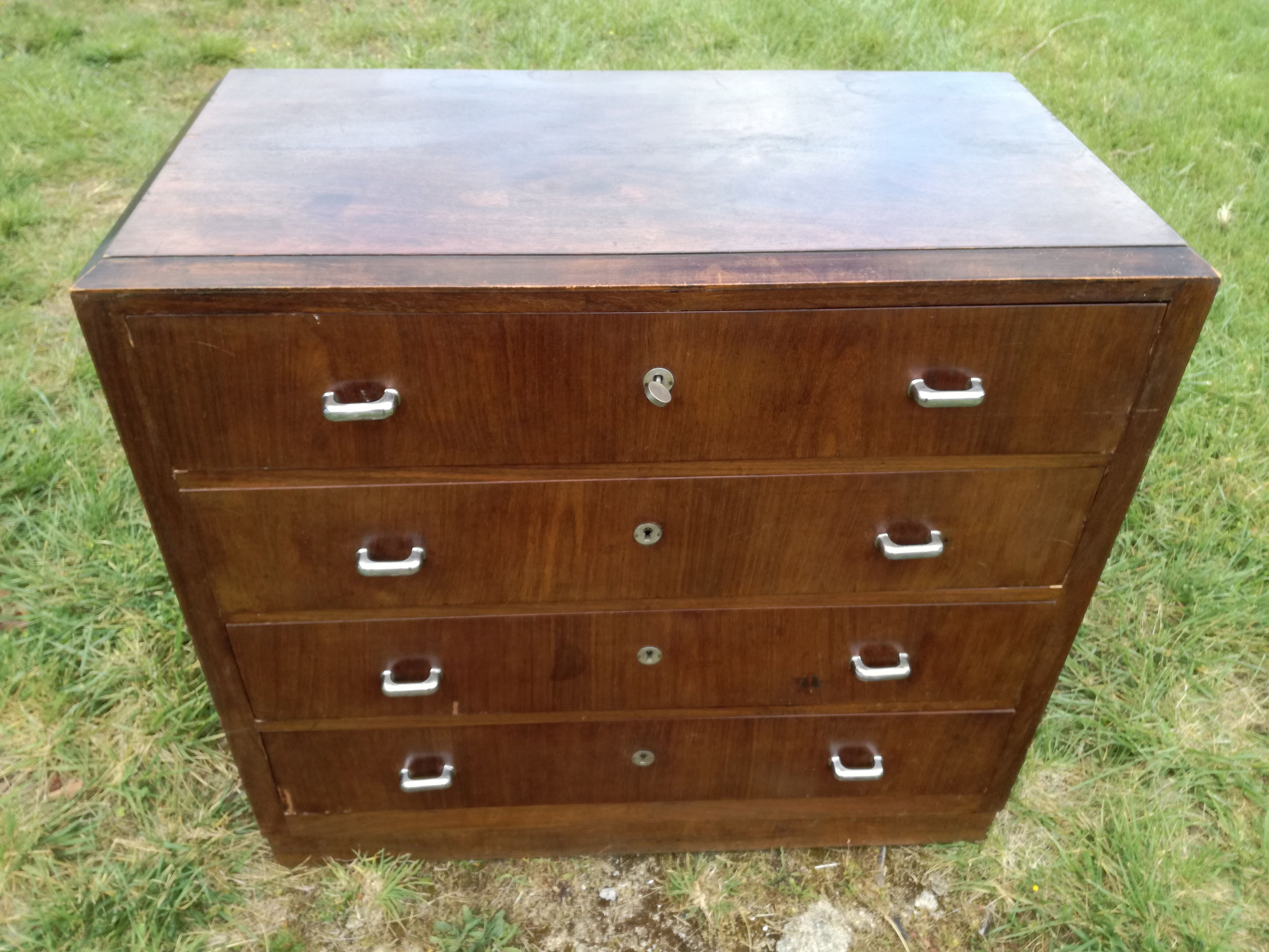 Vintage navy-style dresser