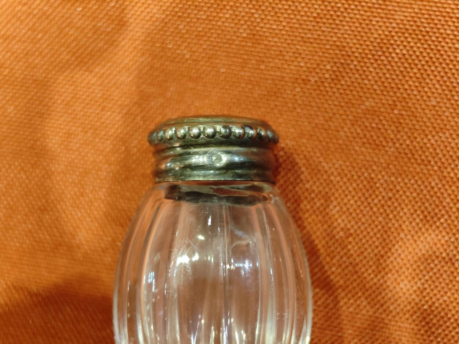 Salt and pepper shakers - Christofle silverware