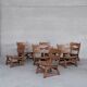 Chaise en bois basse