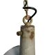 Nr. 2 Vintage industrial mirrored pendant light by Esla