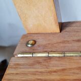 Toy box, 60's light wooden bench