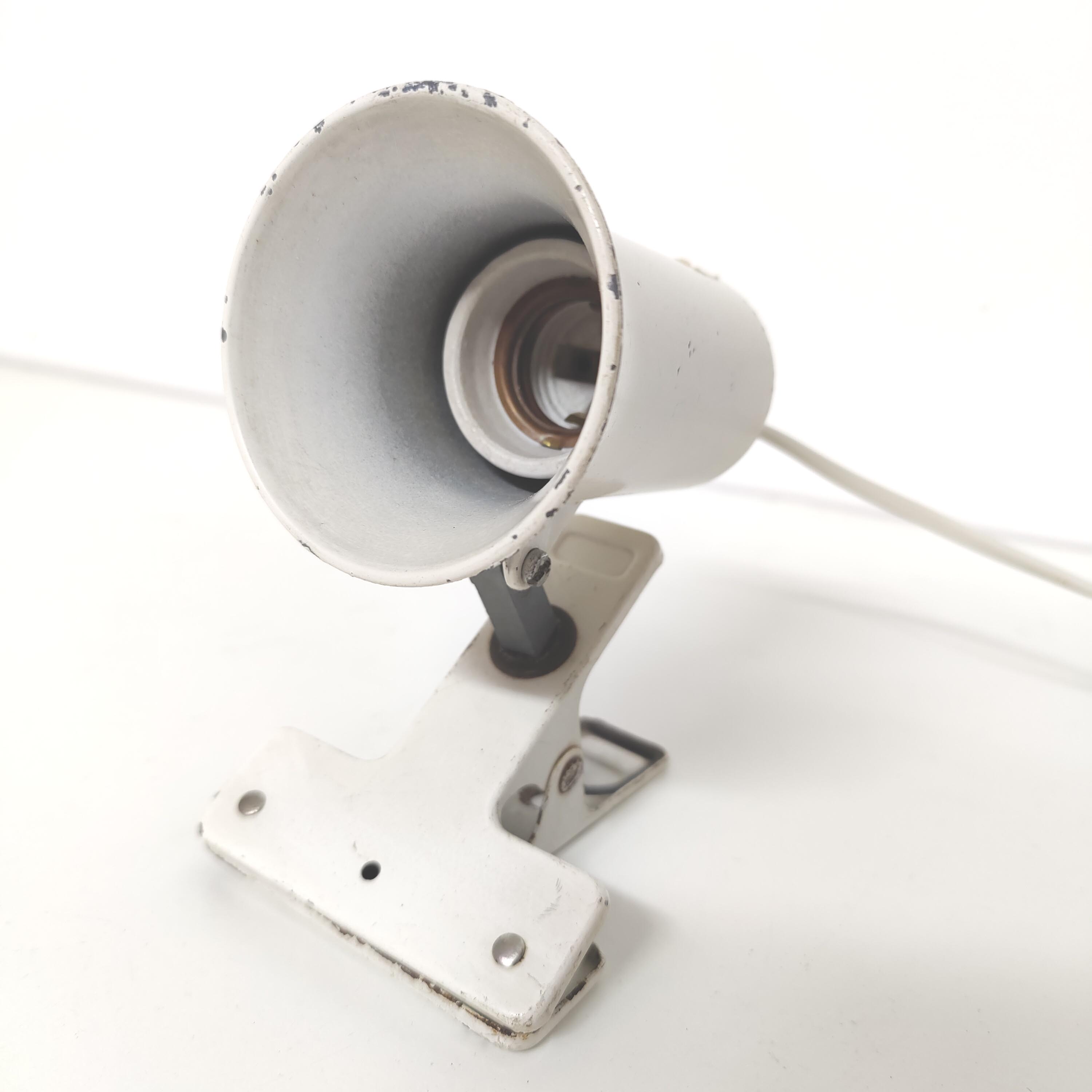 Lampe spot à pince Lita en métal années 70
