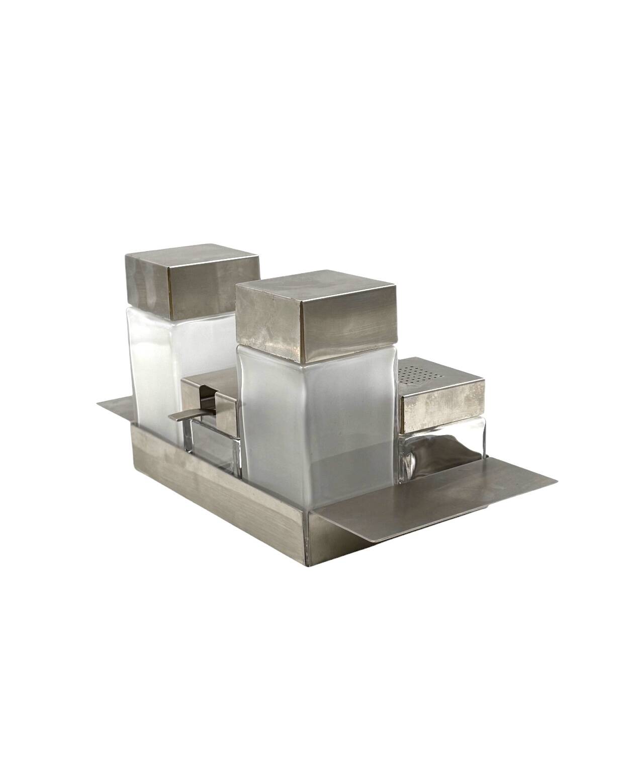 Hollywood regency Cruet-set, Manifattura Zani Italy, 1970s.