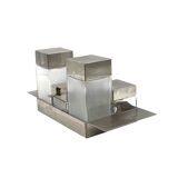 Hollywood regency Cruet-set, Manifattura Zani Italy, 1970s.