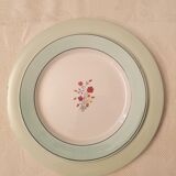 Suite de 4 assiettes HBCM Montereau