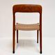 Refurbished set of 4 Model 75 chairs by Niels Møller, 1960s
