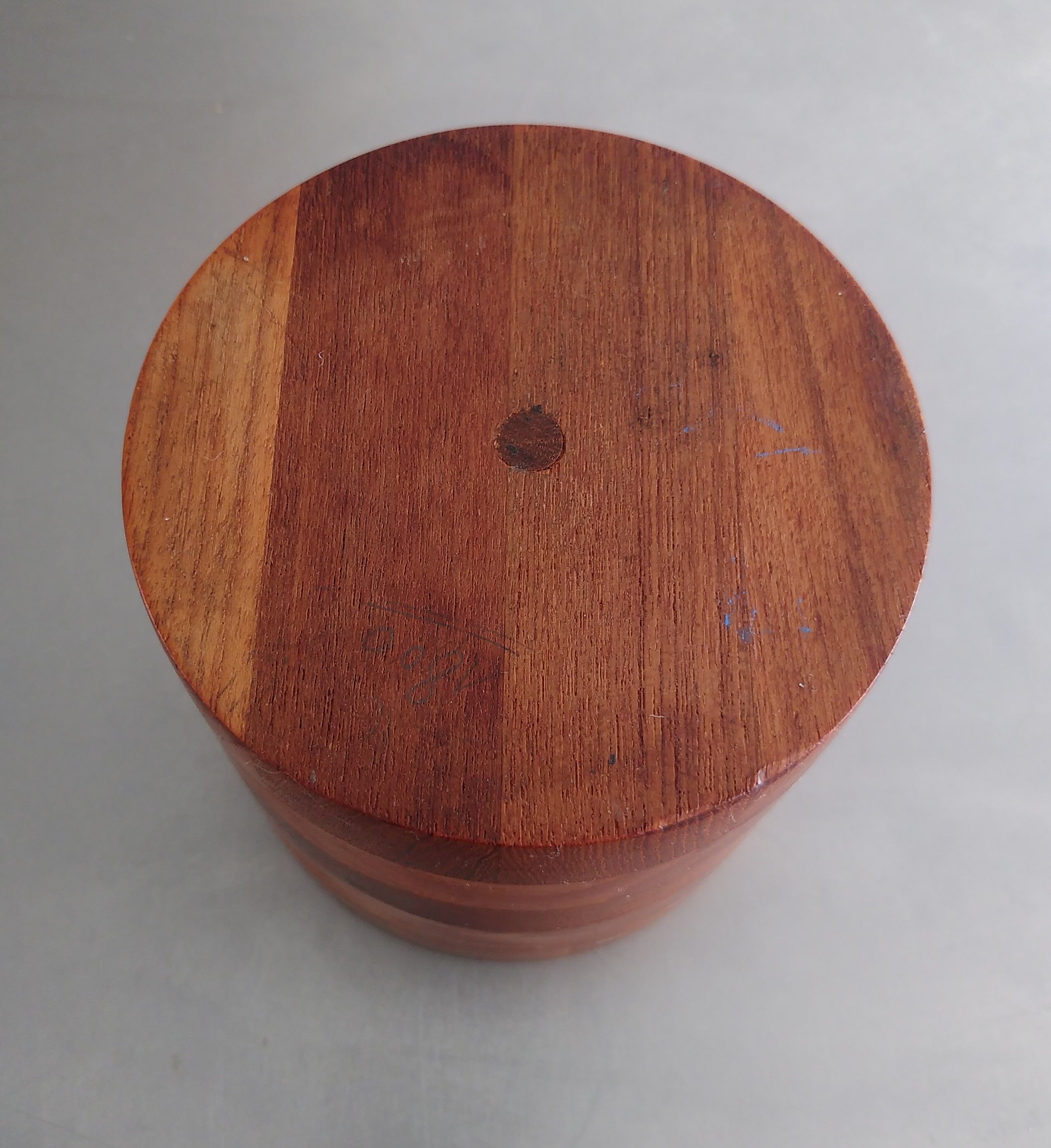 Teak pencil or utensil pot
