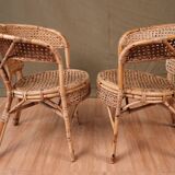 Series 4 rattan armchairs