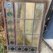 Old stained glass window