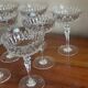 7 crystal champagne coupes from Arques