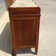 Art Deco sideboard in walnut with a marble top