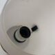 Vintage 1960s tripod lamp opaline mid-century design - 34 cm