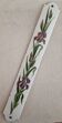 Door plate in enamelled sheet metal