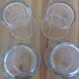 Old jam jars