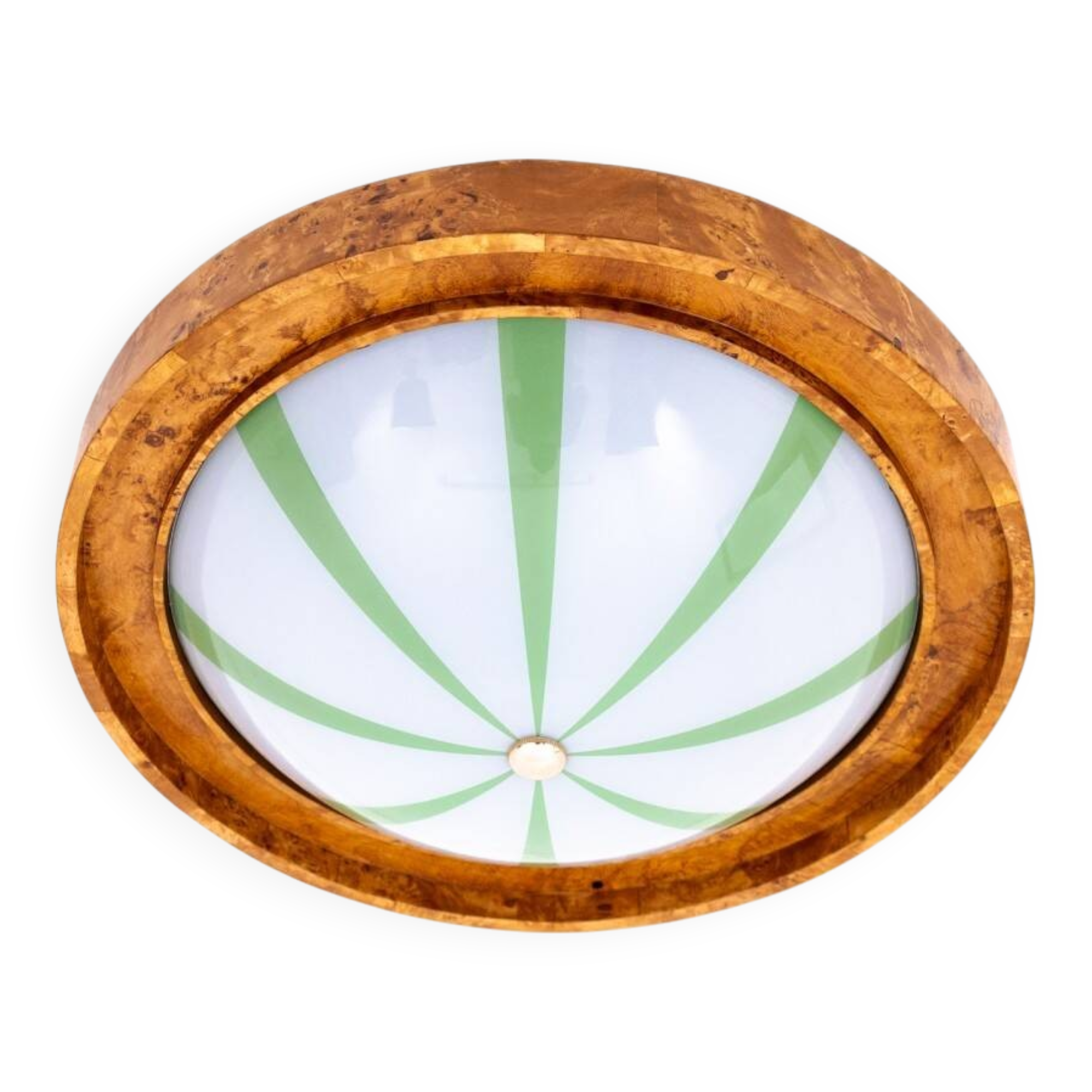 Unique Art Deco ceiling lamp, Poland, 1950s.