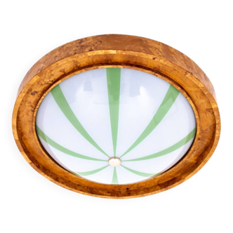 Unique Art Deco ceiling lamp, Poland, 1950s.