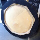 Golden stuck round mirror