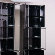 Set of Olinto book cases designed by Kazuhide Takahama for B&B Italia circa 1980