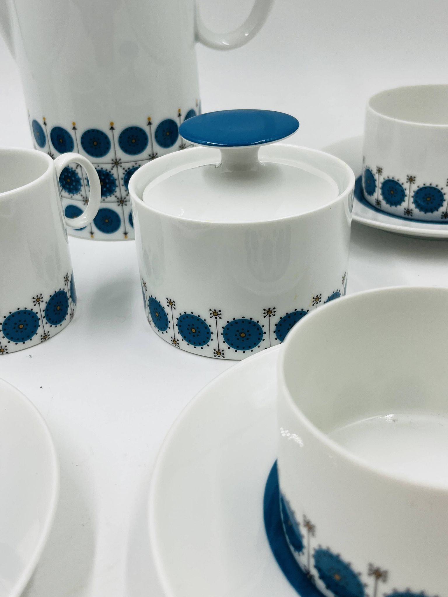Service Café Porcelaine Thomas Germany Medaillon 70s