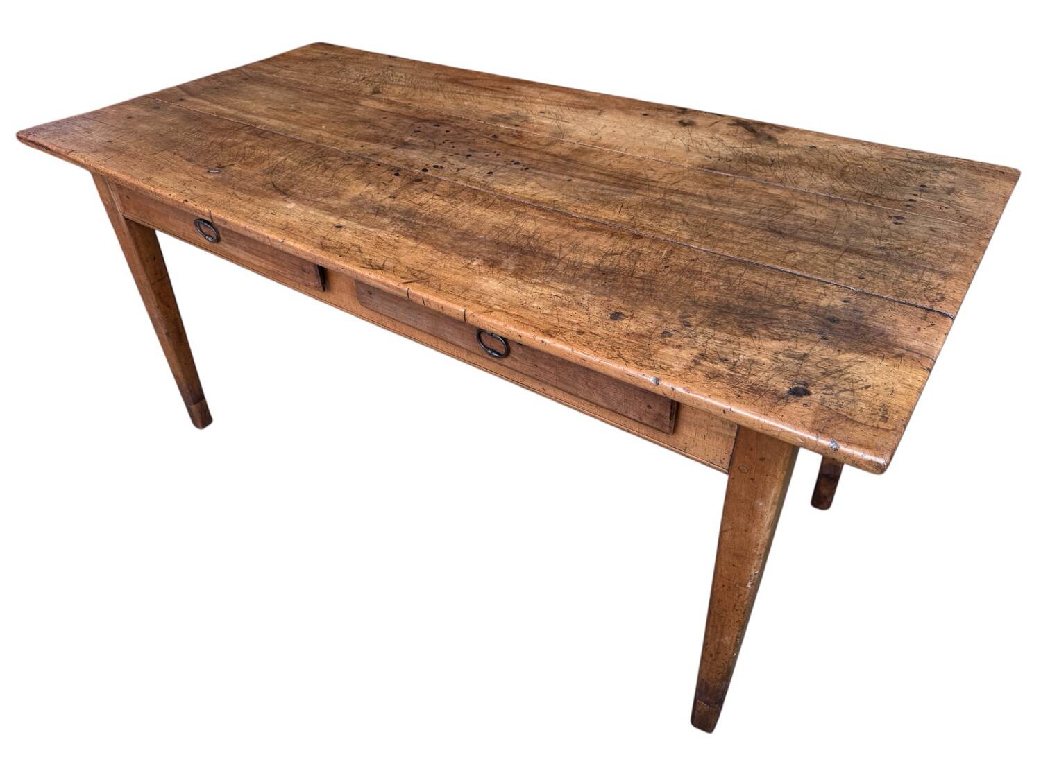 Table de ferme en cerisier, France XIXème s.
