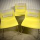 Chaises design jaune et chrome Chaise - Otto B&B Italia– vintage / déc