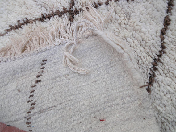 Carpet Beni Ouarain corridor 100% Wool 275 x 100