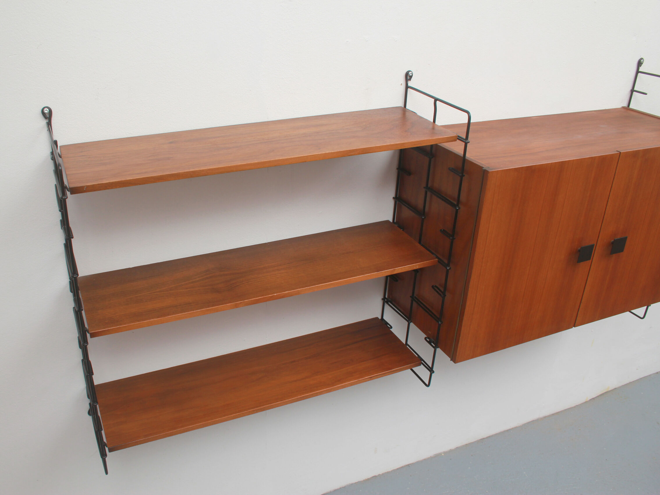 1960s wall unit in walnut