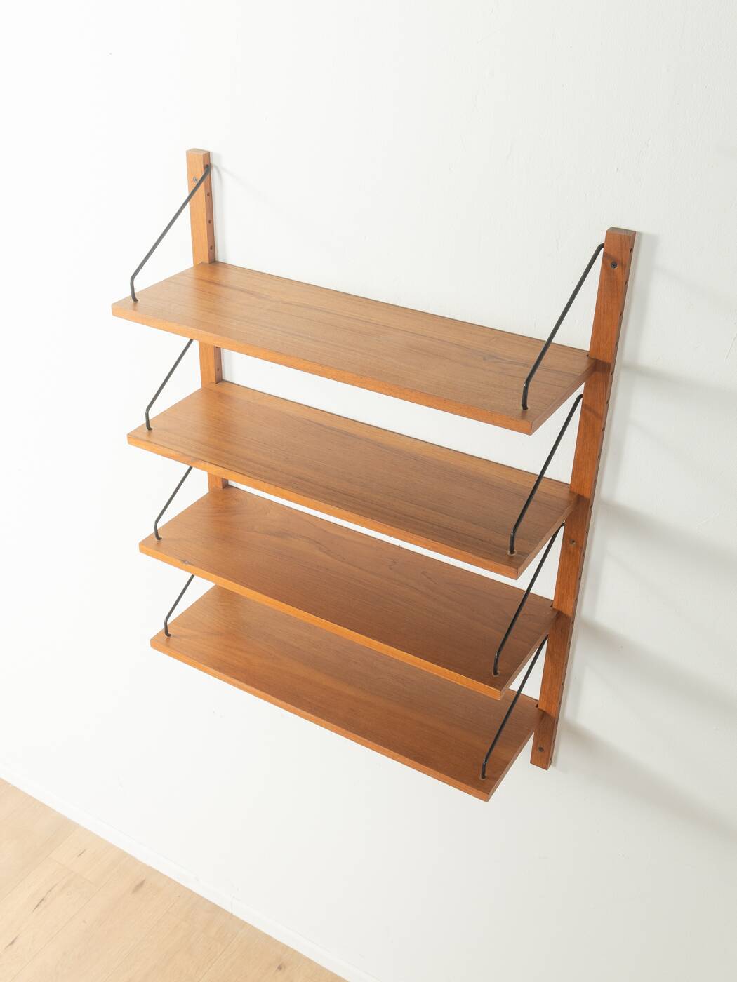 Elegant wall shelf by Poul Cadovius, 1950s, teak