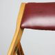 Vintage red Eden folding chair by Gio Ponti
